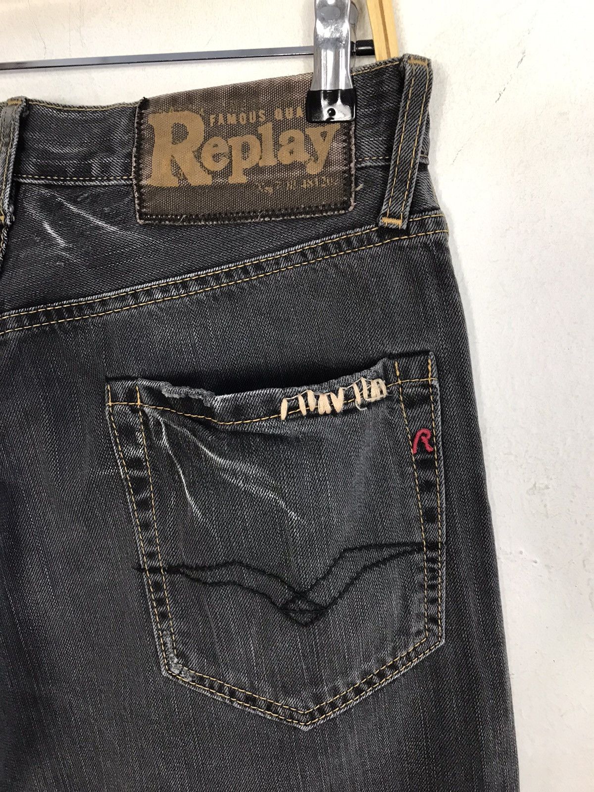 Replay Vintage Replay Black Colour Button Jeans Style Size US 30 / EU 46 - 11 Thumbnail