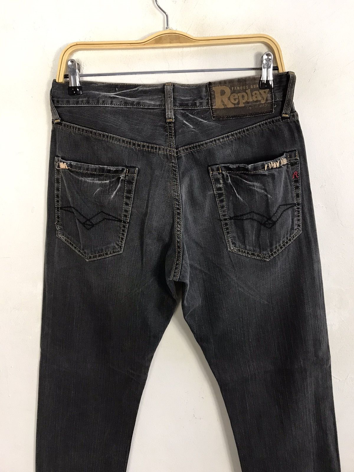 Replay Vintage Replay Black Colour Button Jeans Style Size US 30 / EU 46 - 10 Thumbnail