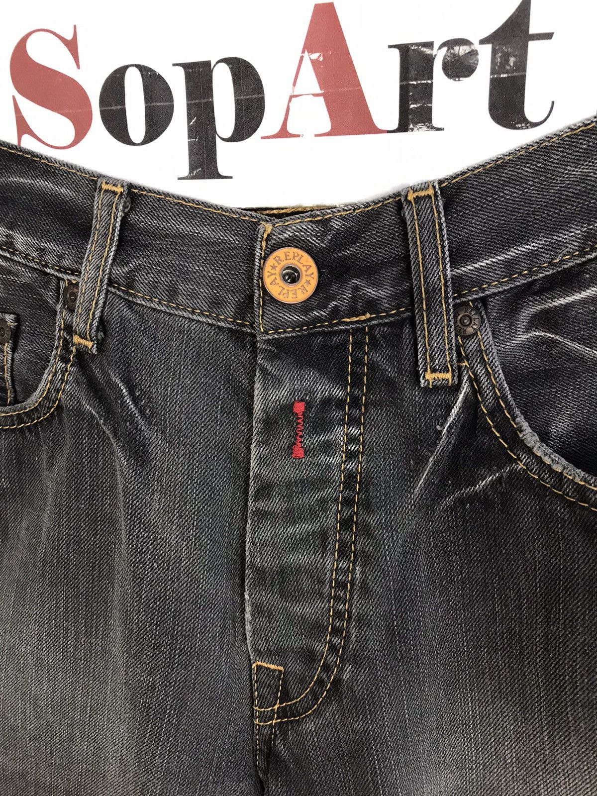 Replay Vintage Replay Black Colour Button Jeans Style Size US 30 / EU 46 - 6 Thumbnail
