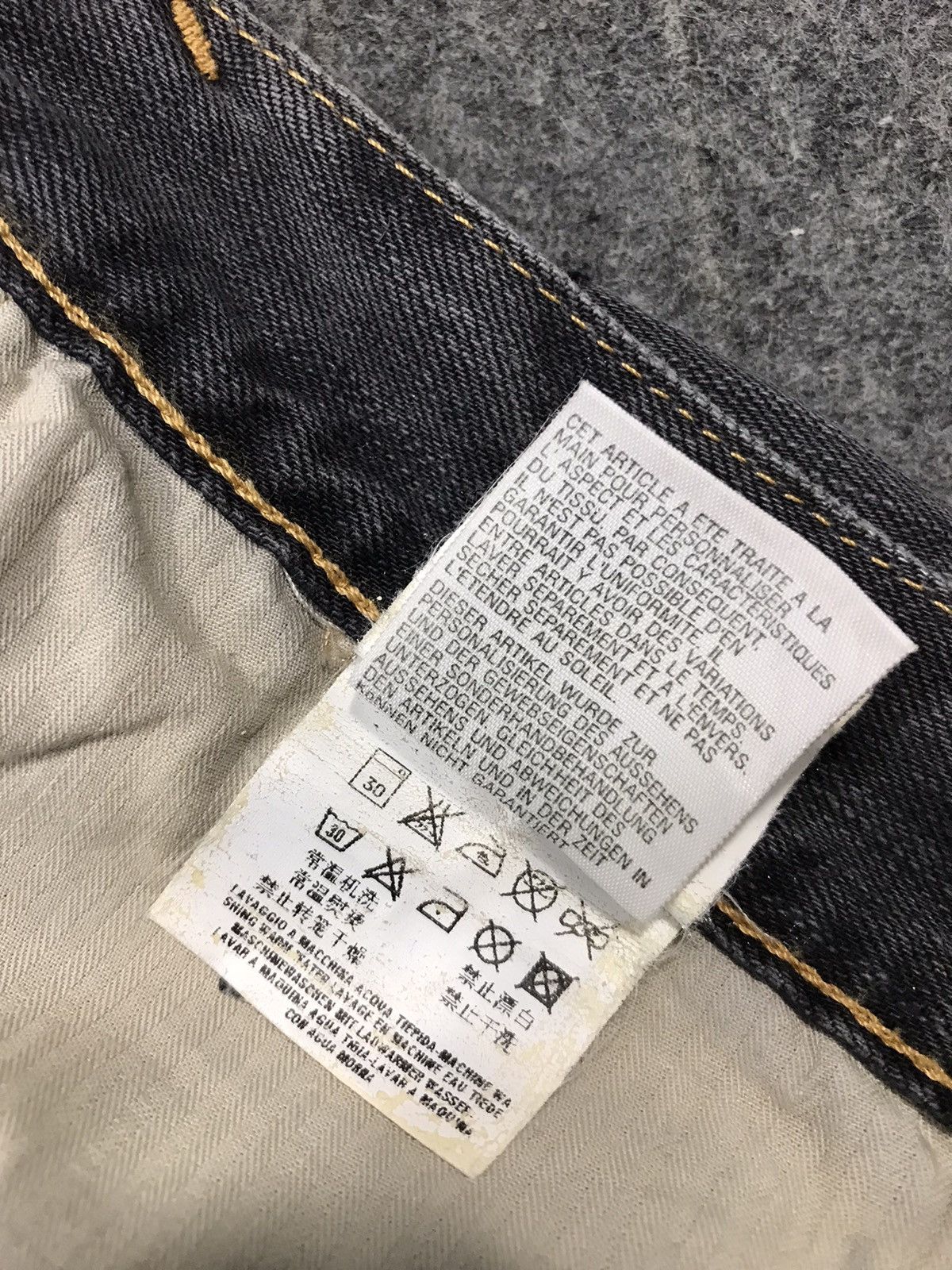 Replay Vintage Replay Black Colour Button Jeans Style Size US 30 / EU 46 - 17 Thumbnail