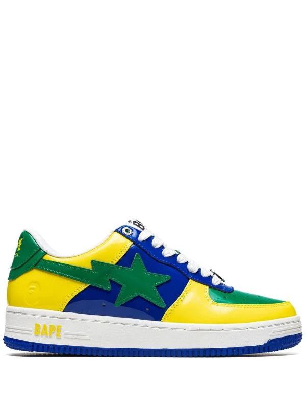 image of Bape Sta Low 1 M1 Shoes in Blue, Men's (Size 13)