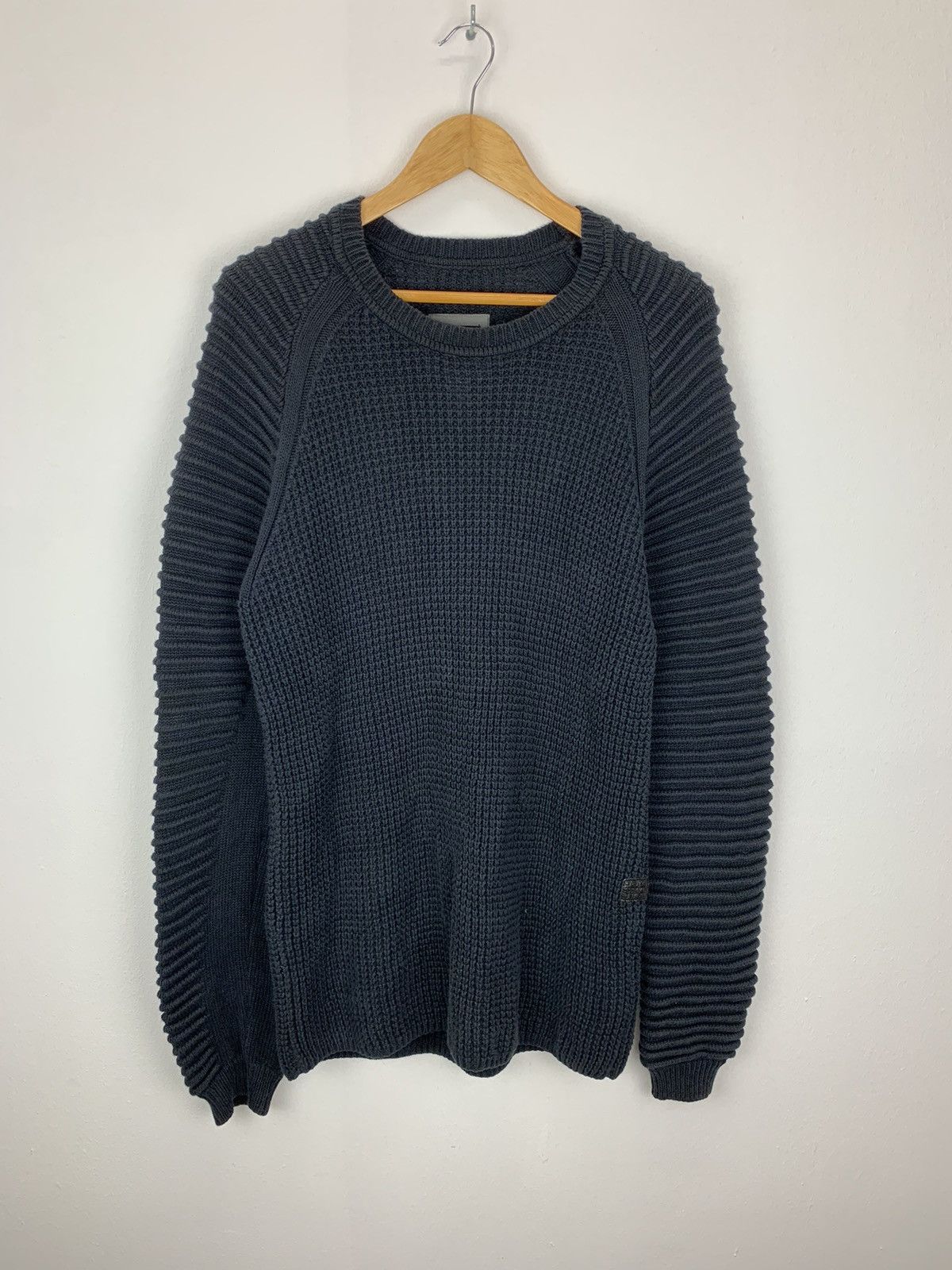 G-Star G Star Raw Cable Knitwear Sweater crewneck Size US L / EU 52-54 / 3 - 1 Thumbnail