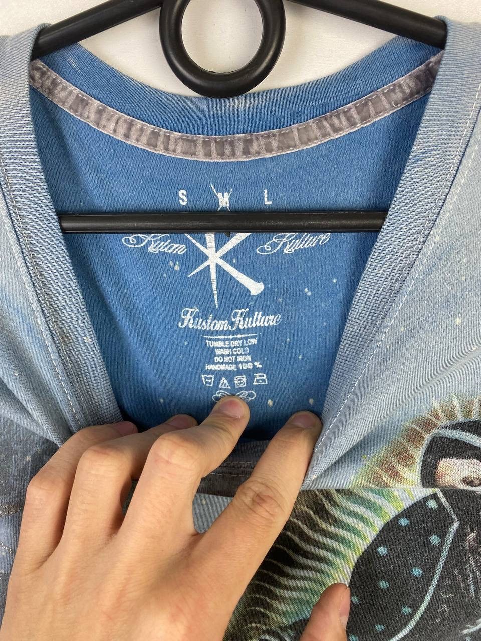 Vintage Kustom Kulture crazy t-shirt size M Size US M / EU 48-50 / 2 - 4 Thumbnail