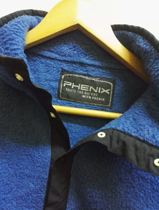 Polartec Vintage 90's Phenix Fleece Zipper Blue colour (c28) Size US M / EU 48-50 / 2 - 5 Thumbnail