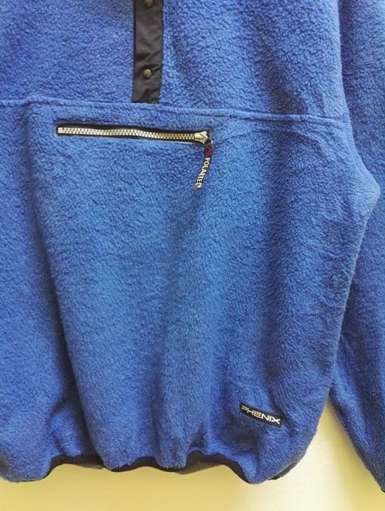 Polartec Vintage 90's Phenix Fleece Zipper Blue colour (c28) Size US M / EU 48-50 / 2 - 3 Thumbnail