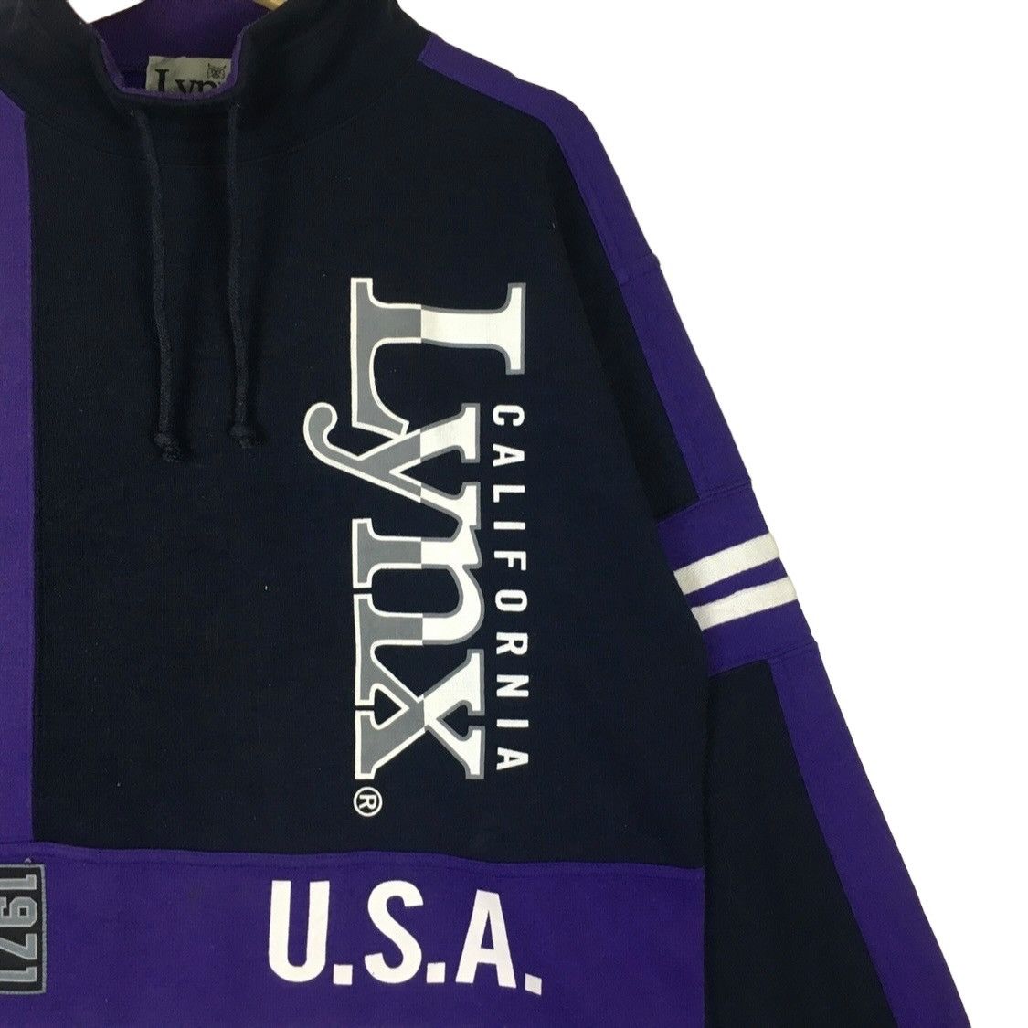 California Republic Lynx California U.S.A Spellout Sweatshirt Pullover Size US L / EU 52-54 / 3 - 4 Thumbnail