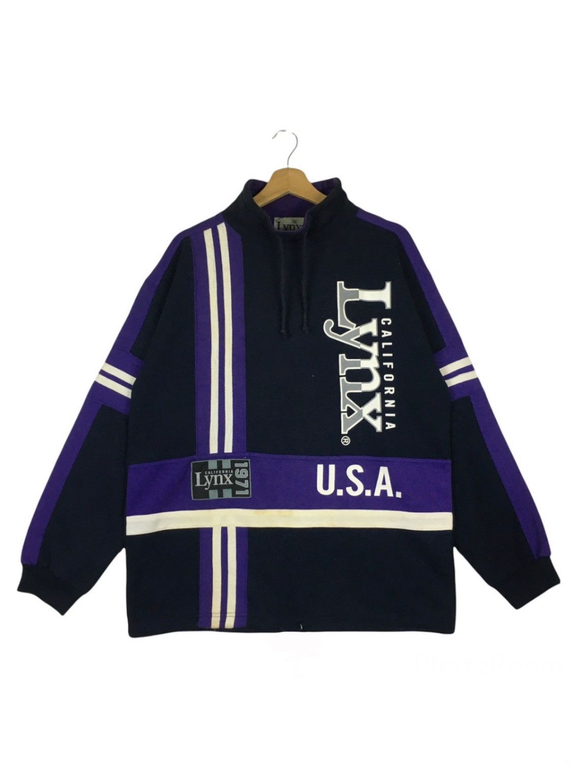 California Republic Lynx California U.S.A Spellout Sweatshirt Pullover Size US L / EU 52-54 / 3 - 1 Thumbnail