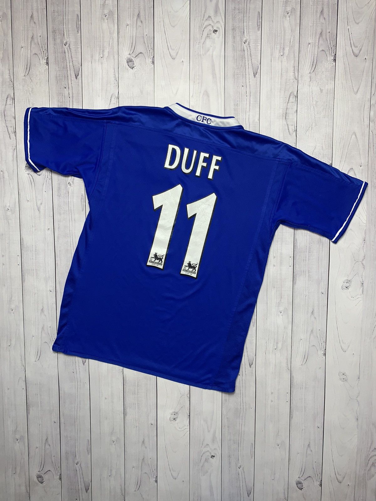 Vintage Vintage Chelsea Umbro soccer jersey reversible 11 Duff Size US S / EU 44-46 / 1 - 1 Thumbnail