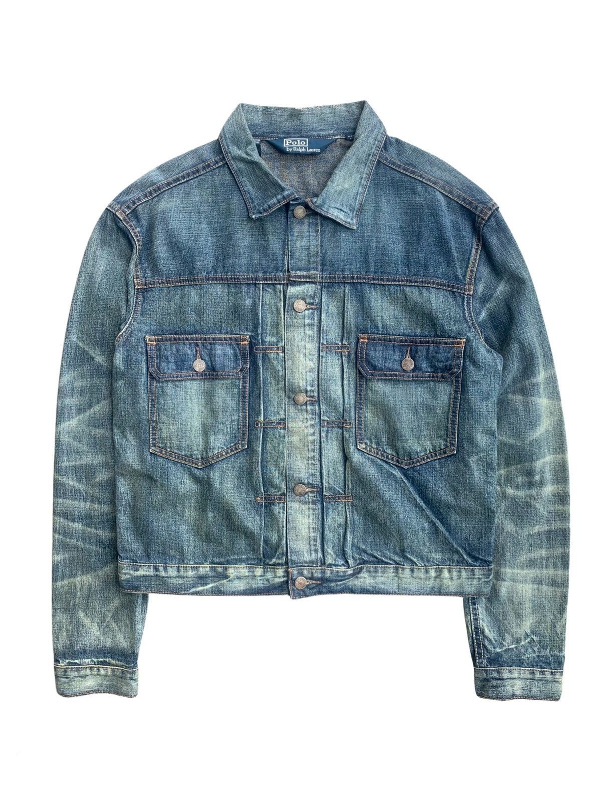 ジャケット・アウター RRL 90s 2nd type RRL 90s Vintage Double RL Denim Jacket USA RALPH LAUREN From