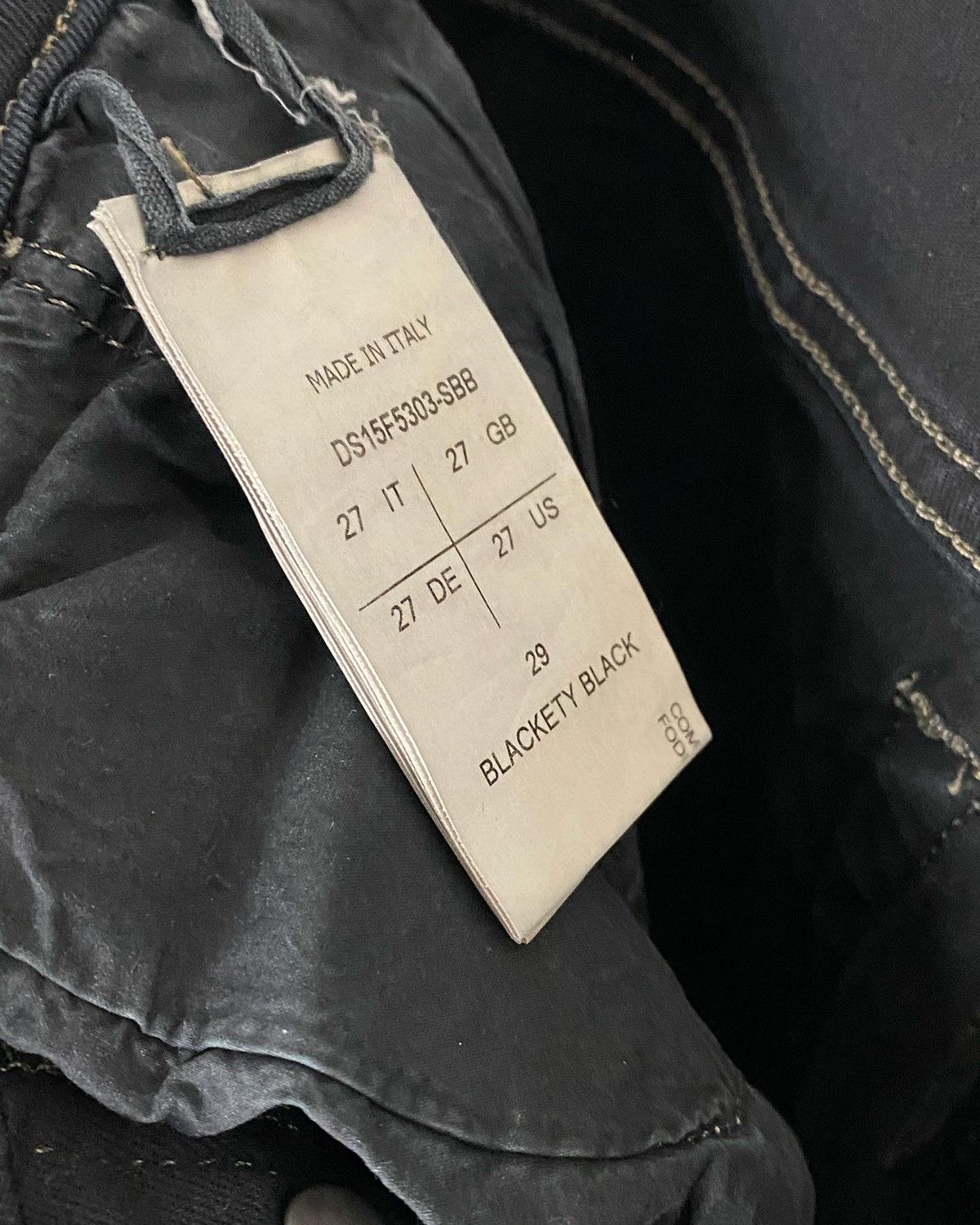 Rick Owens DRKSHDW Blackety Black Cropped Berlins Size US 27 - 5 Thumbnail