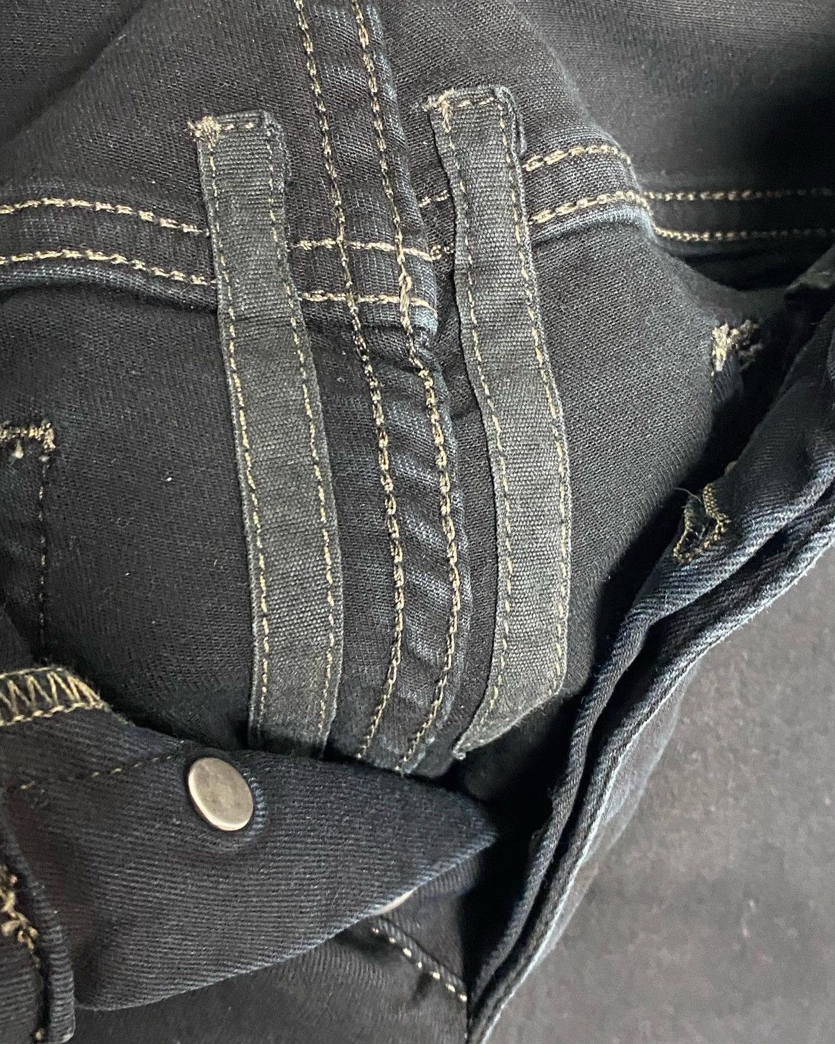 Rick Owens DRKSHDW Blackety Black Cropped Berlins Size US 27 - 4 Thumbnail