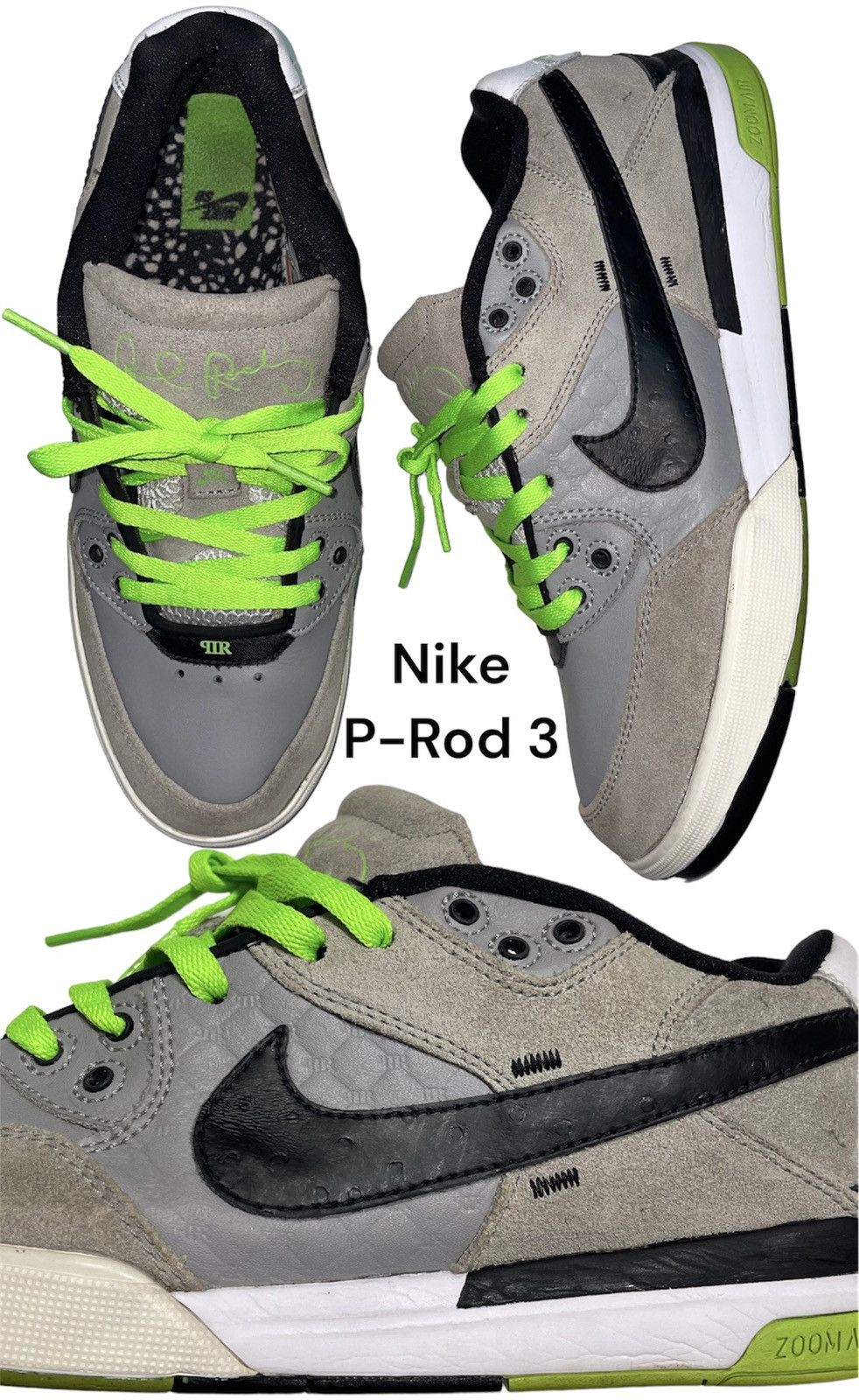 Nike Streetwear Vintage Vintage Nike SB Zoom Paul Rodriguez 3 lll P Rod Dunk sk8 Grailed