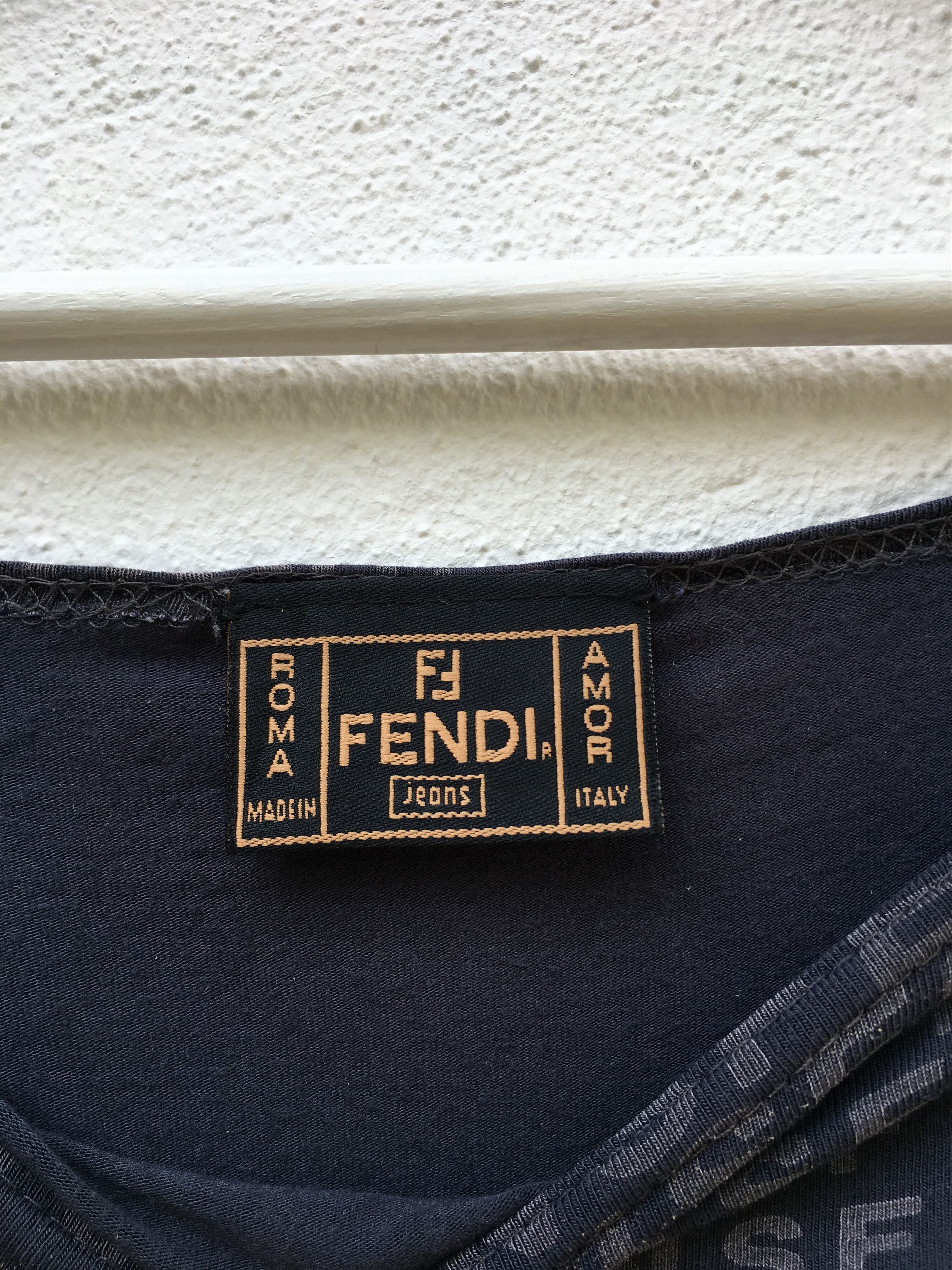Fendi FENDI Full Print Long Sleeve T-shirt Roma Italy Size US S / EU 44-46 / 1 - 6 Thumbnail