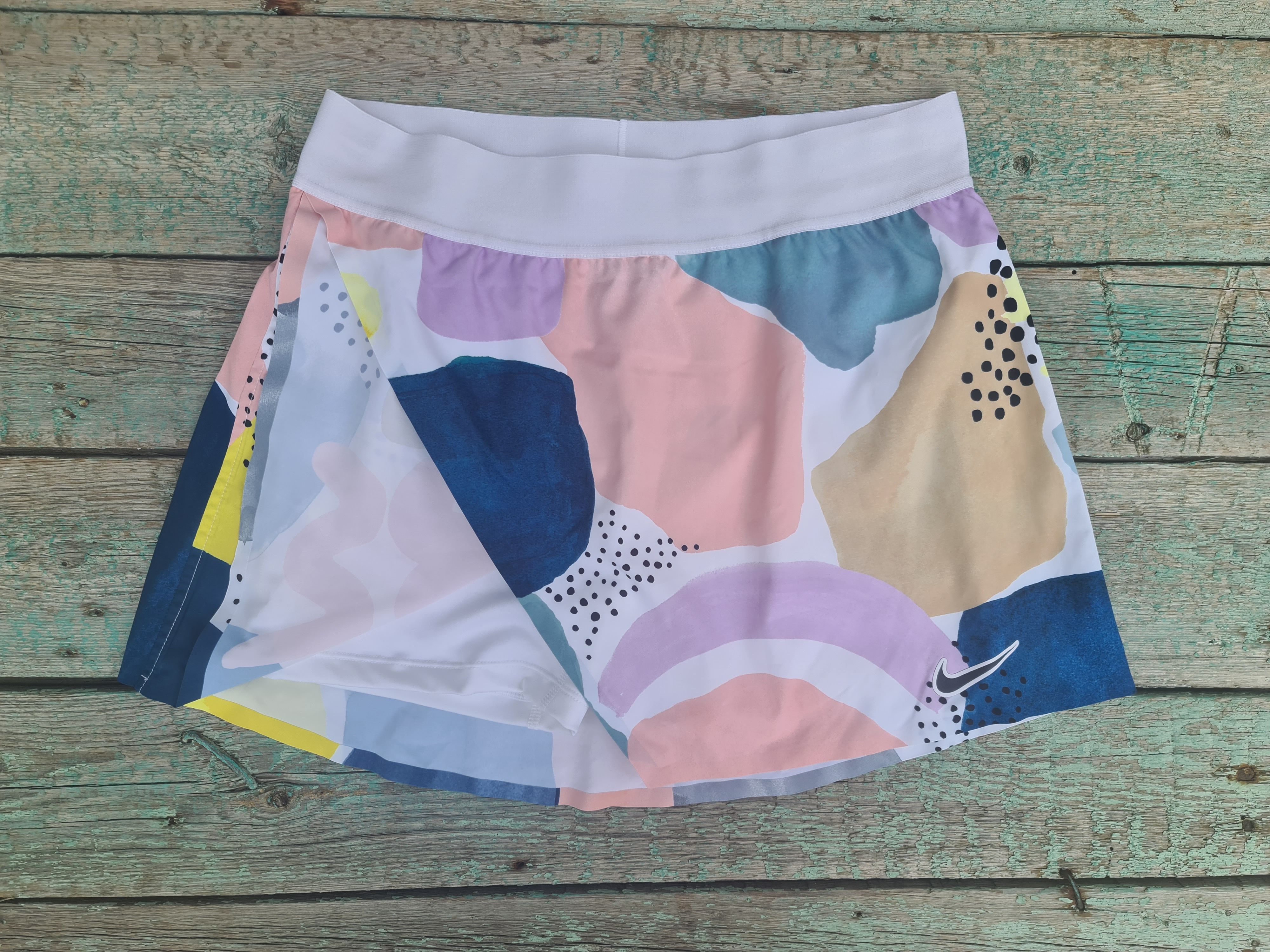 Nike Vintage Nike Challenge Court denim tennis shorts skirt Size 32" / US 10 / IT 46 - 2 Thumbnail