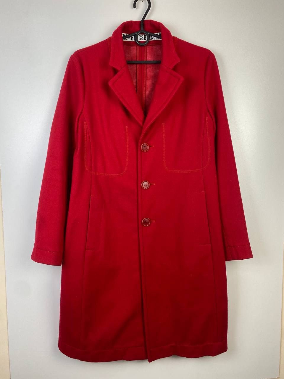 Dirk Bikkembergs × Vintage Dirk Bikkembergs vintage wool coat size L Size L / US 10 / IT 46 - 1 Thumbnail