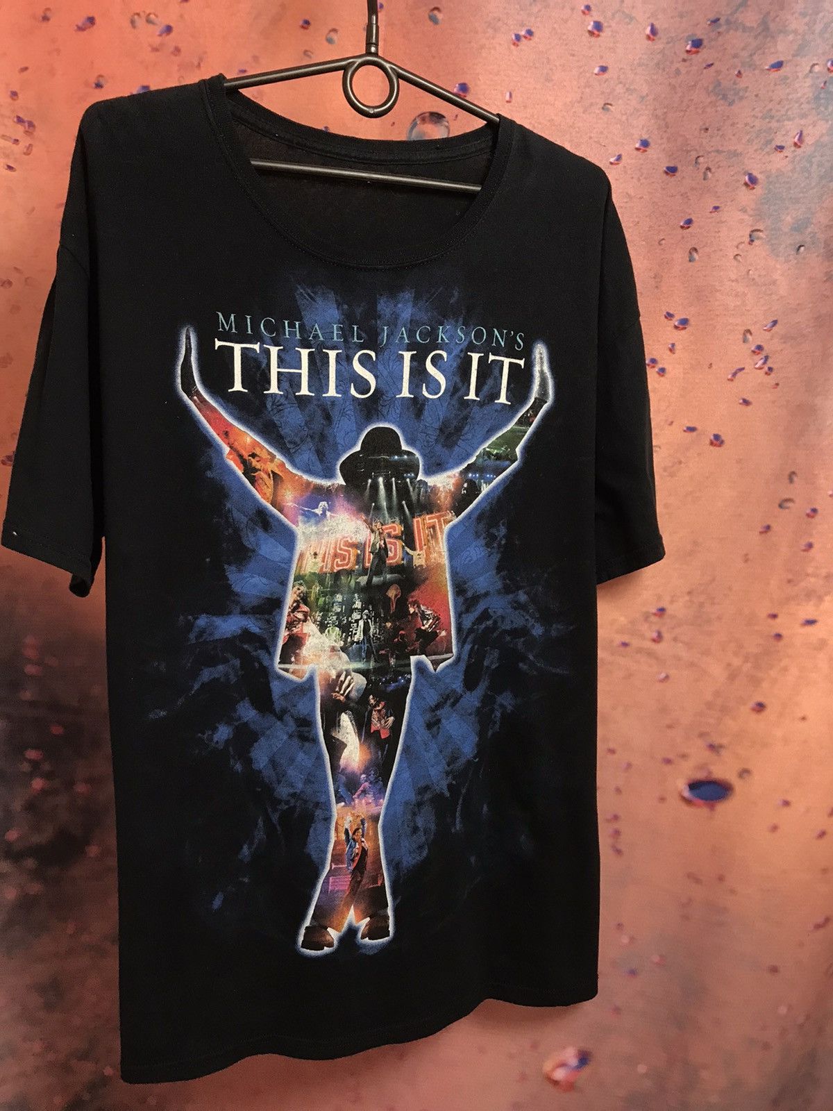 Band Tees × Vintage Vintage Michael Jackson band streetwear tee Size US L / EU 52-54 / 3 - 2 Thumbnail
