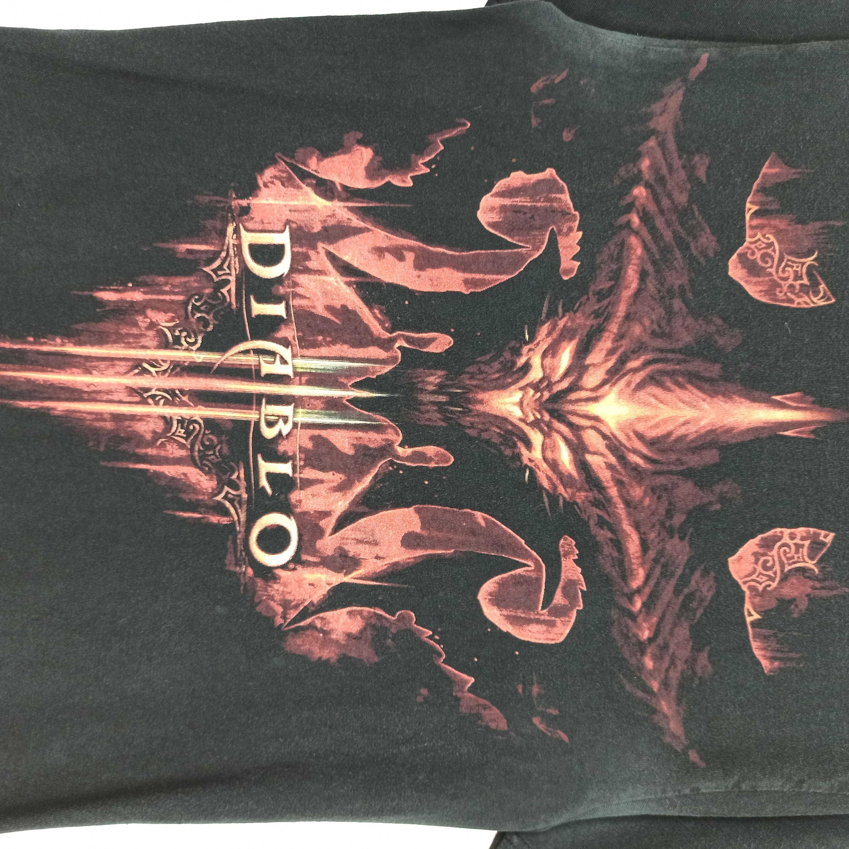 Playstation 🔥Steals🔥 Diablo Blizzard Entertainment games promo Tshirt Size US S / EU 44-46 / 1 - 2 Thumbnail