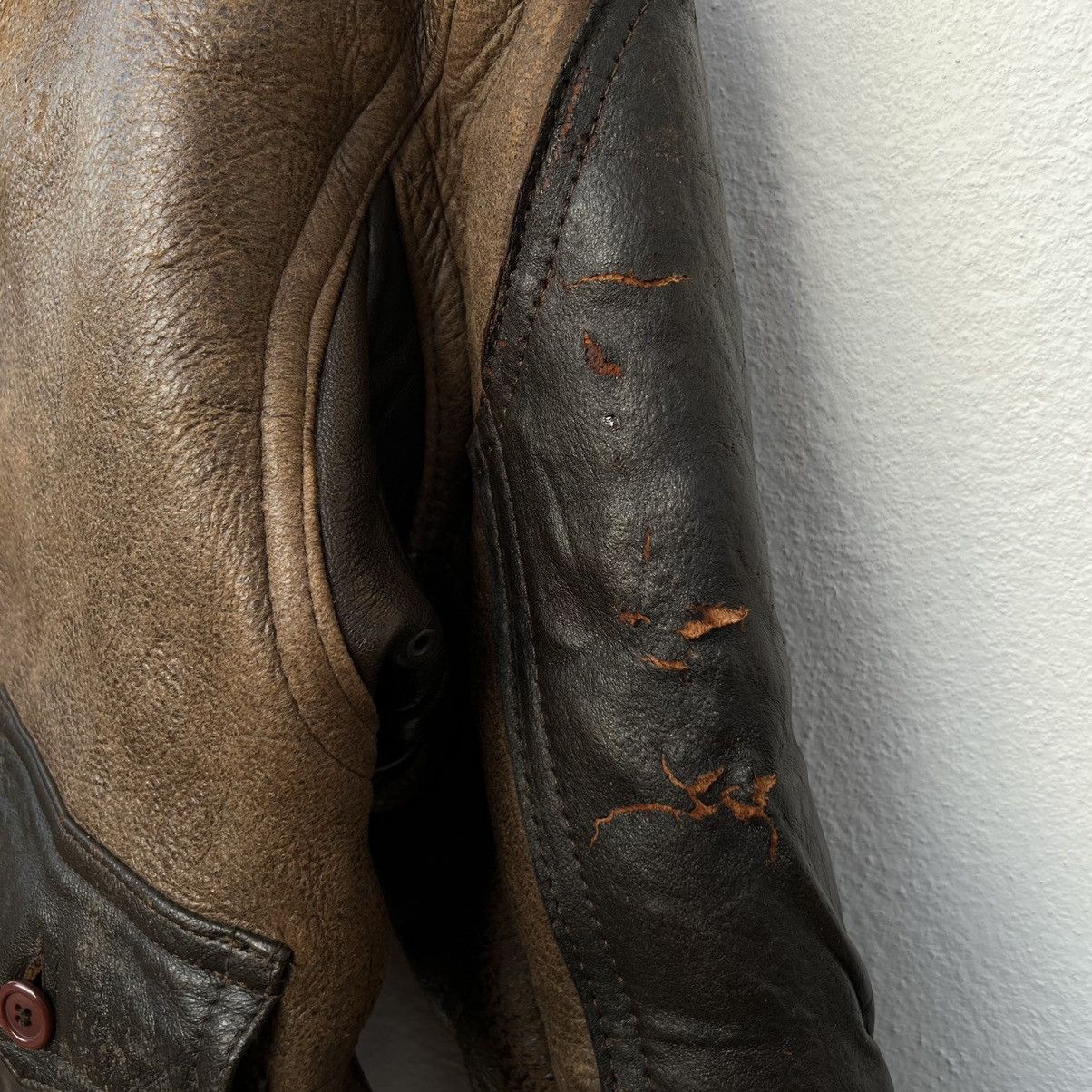 Avirex VINTAGE B 3 AVIREX LTD USA GENUINE SHEEPSKIN LEATHER Size US XS / EU 42 / 0 - 7 Thumbnail