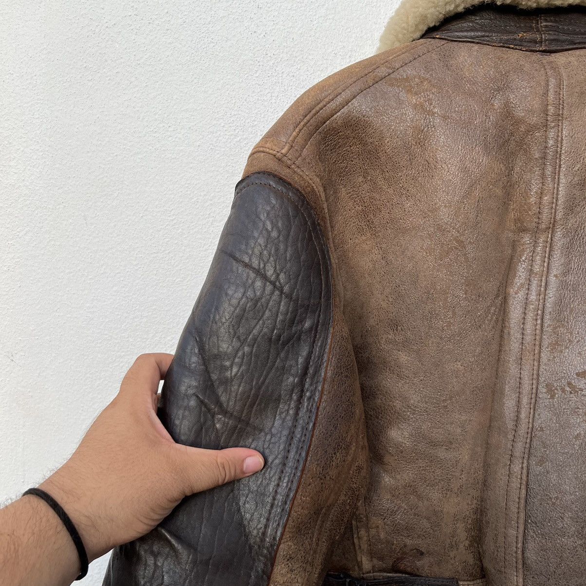 Avirex VINTAGE B 3 AVIREX LTD USA GENUINE SHEEPSKIN LEATHER Size US XS / EU 42 / 0 - 13 Thumbnail
