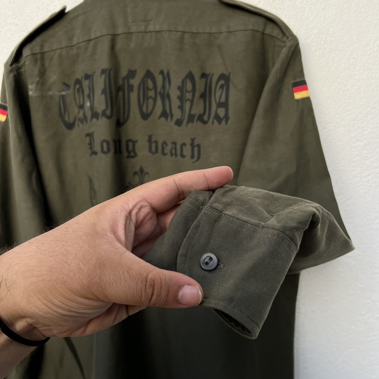 Vintage VINTAGE 1989 ARMY WEAR BIG LOGO CALIFORNIA LONG BEACH Size US M / EU 48-50 / 2 - 11 Thumbnail