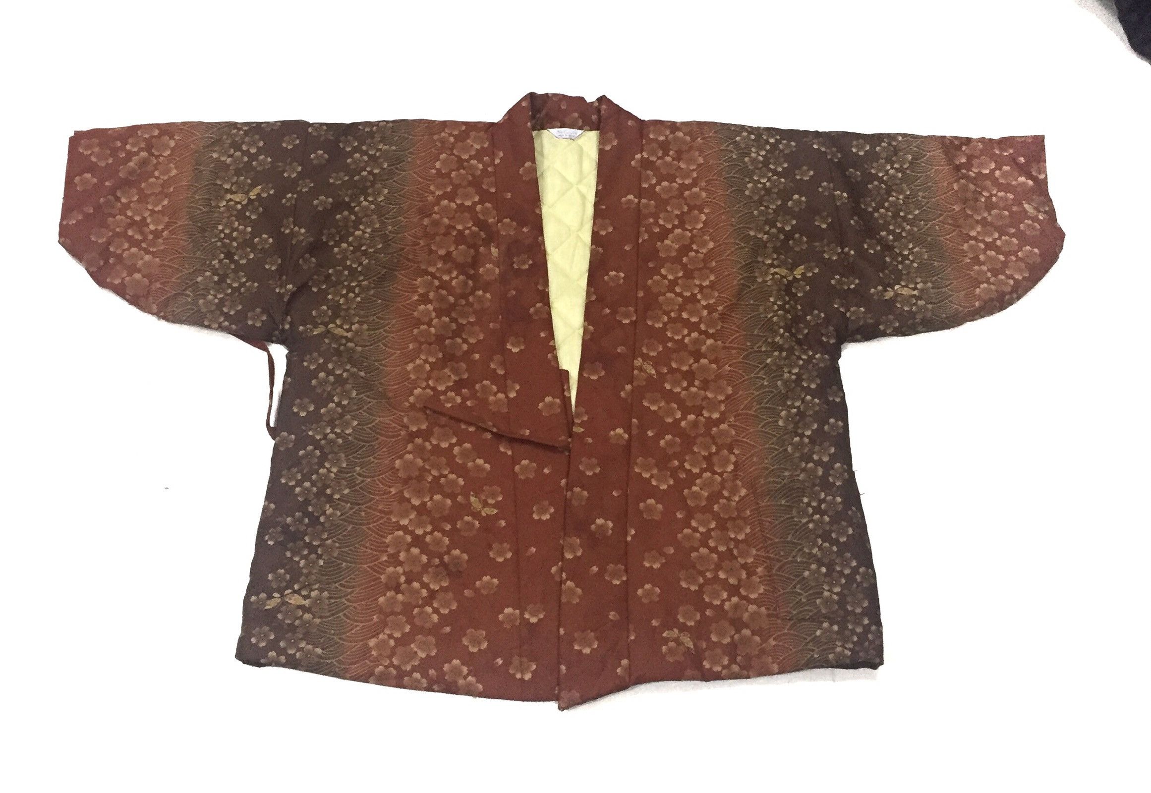 Japanese Brand Japanese Traditional Hanten Jacket Geisha Kimono Japan Style Size US XL / EU 56 / 4 - 1 Thumbnail