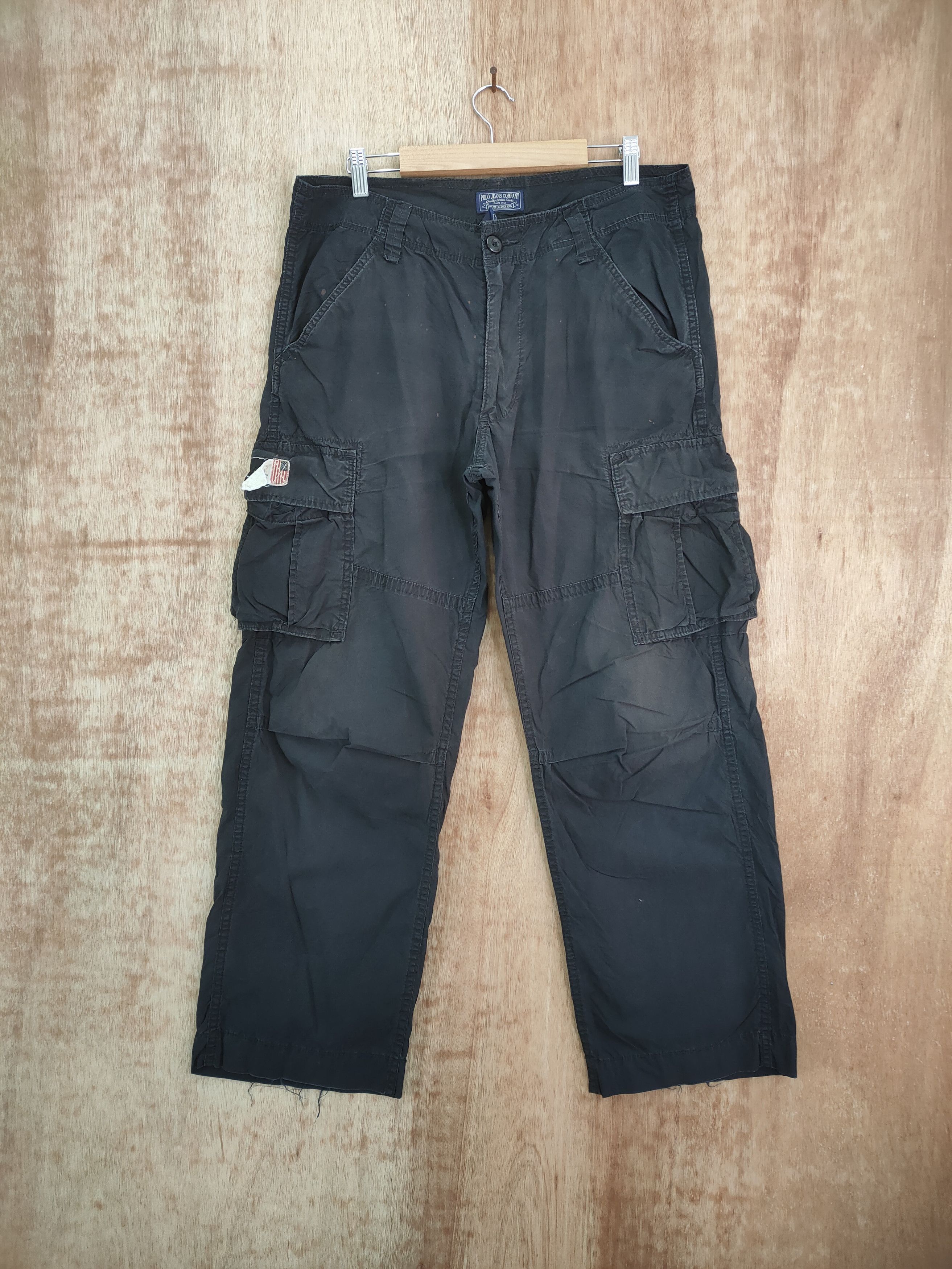 Polo Ralph Lauren VINTAGE POLO RALPH LAUREN FADED CARGO PANTS Size US 33 - 1 Thumbnail