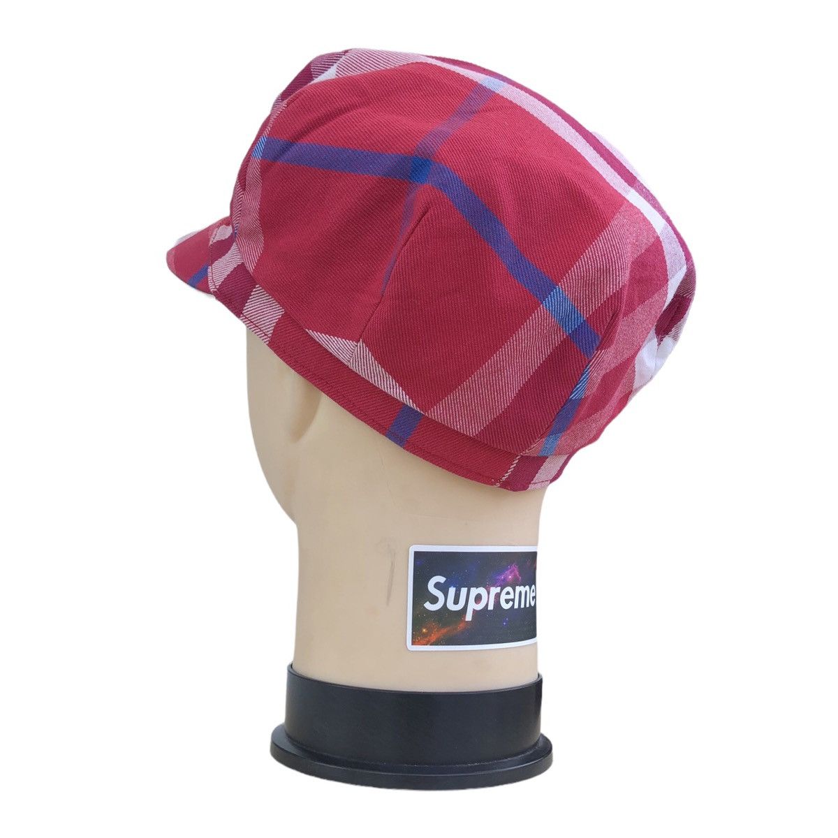 Burberry 🔥Burberry Red Novacheck Full Cap Size ONE SIZE - 8 Thumbnail