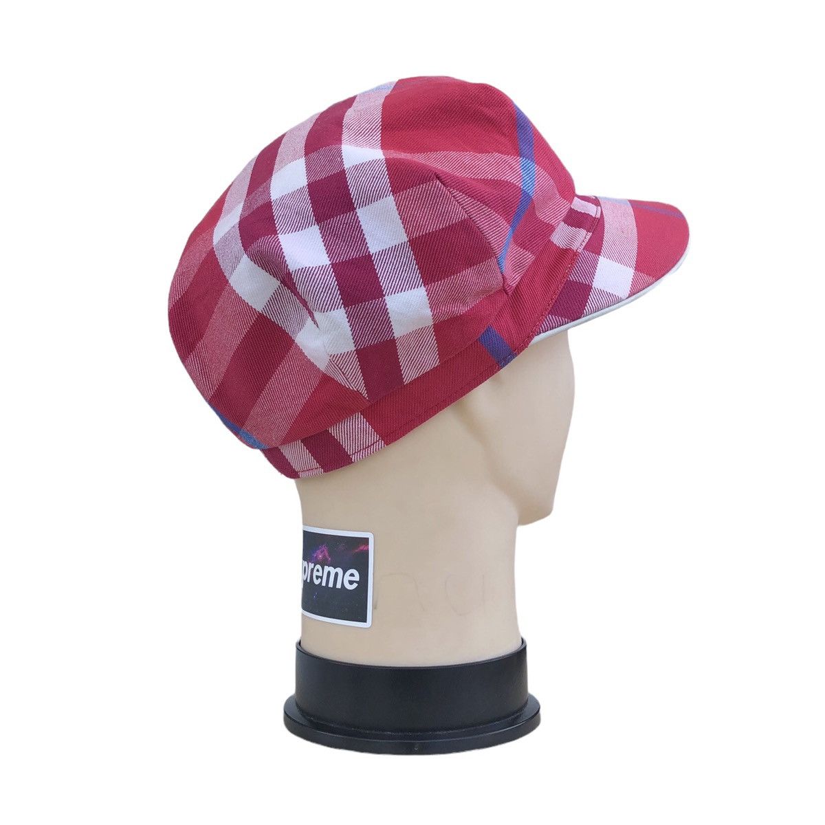 Burberry 🔥Burberry Red Novacheck Full Cap Size ONE SIZE - 7 Thumbnail