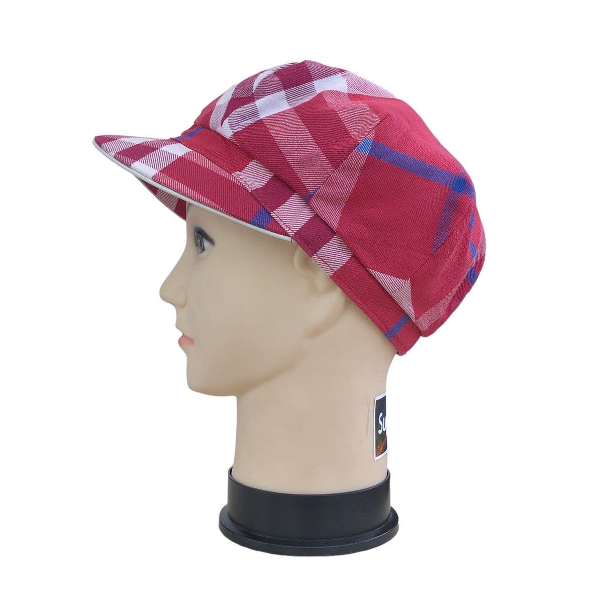 Burberry 🔥Burberry Red Novacheck Full Cap Size ONE SIZE - 6 Thumbnail