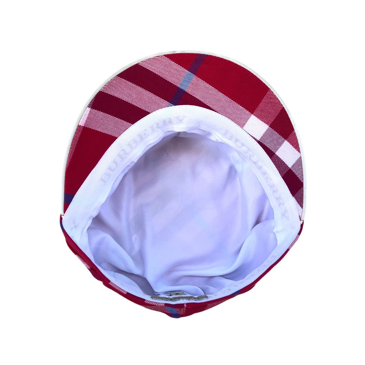 Burberry 🔥Burberry Red Novacheck Full Cap Size ONE SIZE - 10 Thumbnail