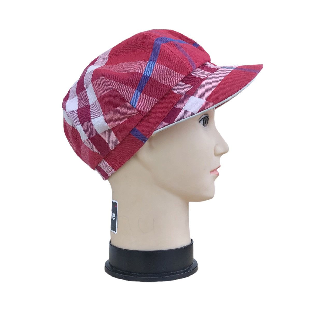 Burberry 🔥Burberry Red Novacheck Full Cap Size ONE SIZE - 2 Thumbnail