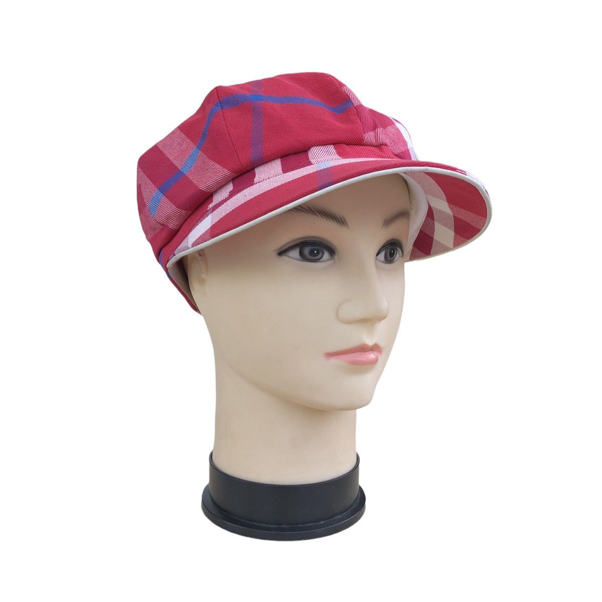 Burberry 🔥Burberry Red Novacheck Full Cap Size ONE SIZE - 4 Thumbnail