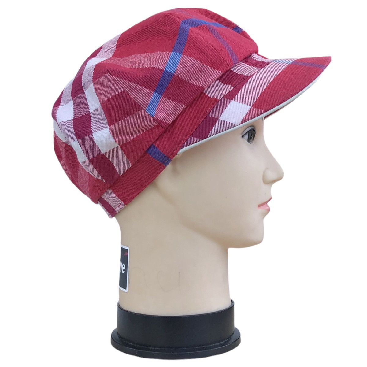 Burberry 🔥Burberry Red Novacheck Full Cap Size ONE SIZE - 3 Thumbnail