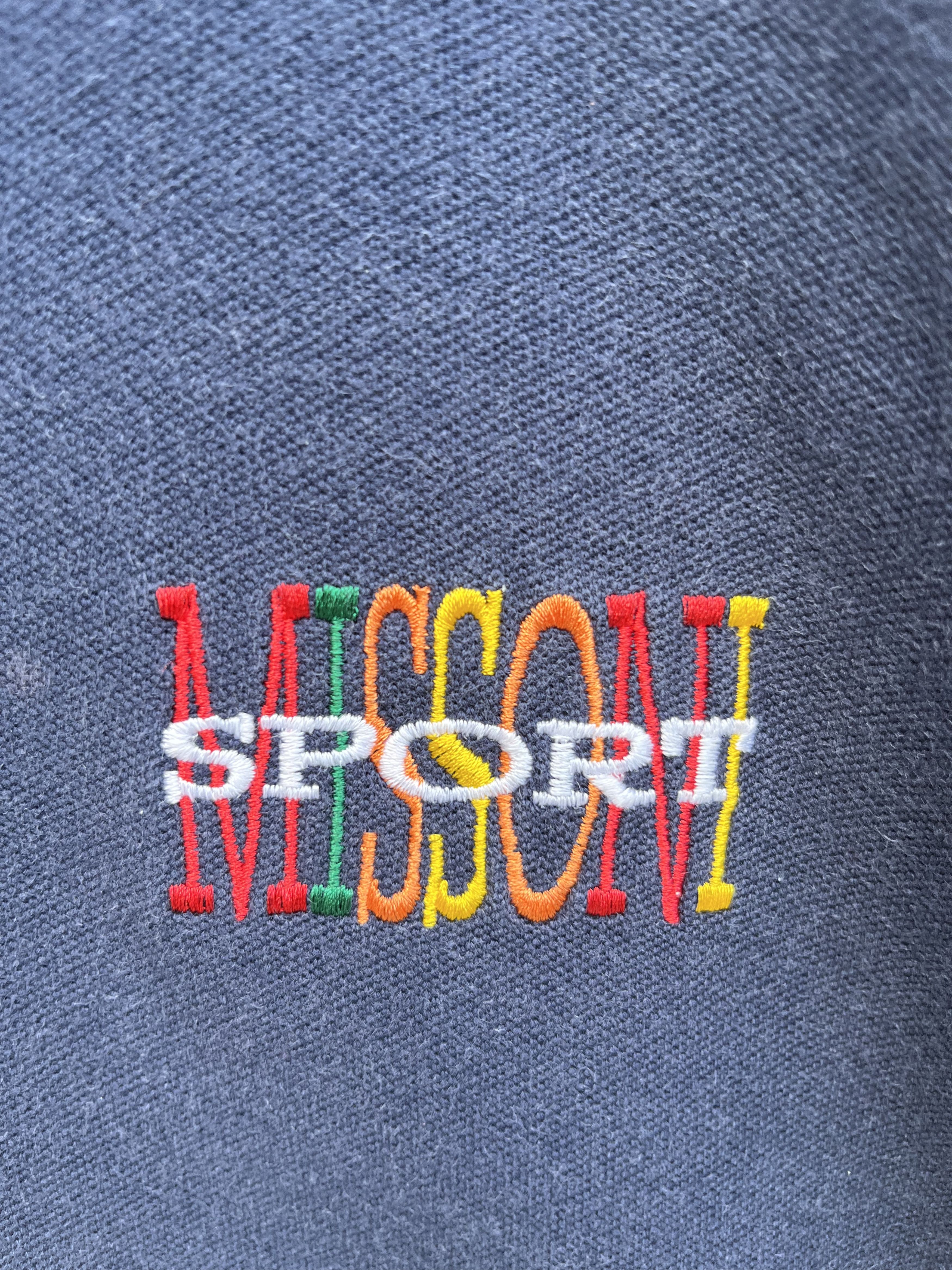 Designer × Missoni × Vintage Vintage Missoni Sports Polo T-Shirt Size US XL / EU 56 / 4 - 3 Thumbnail
