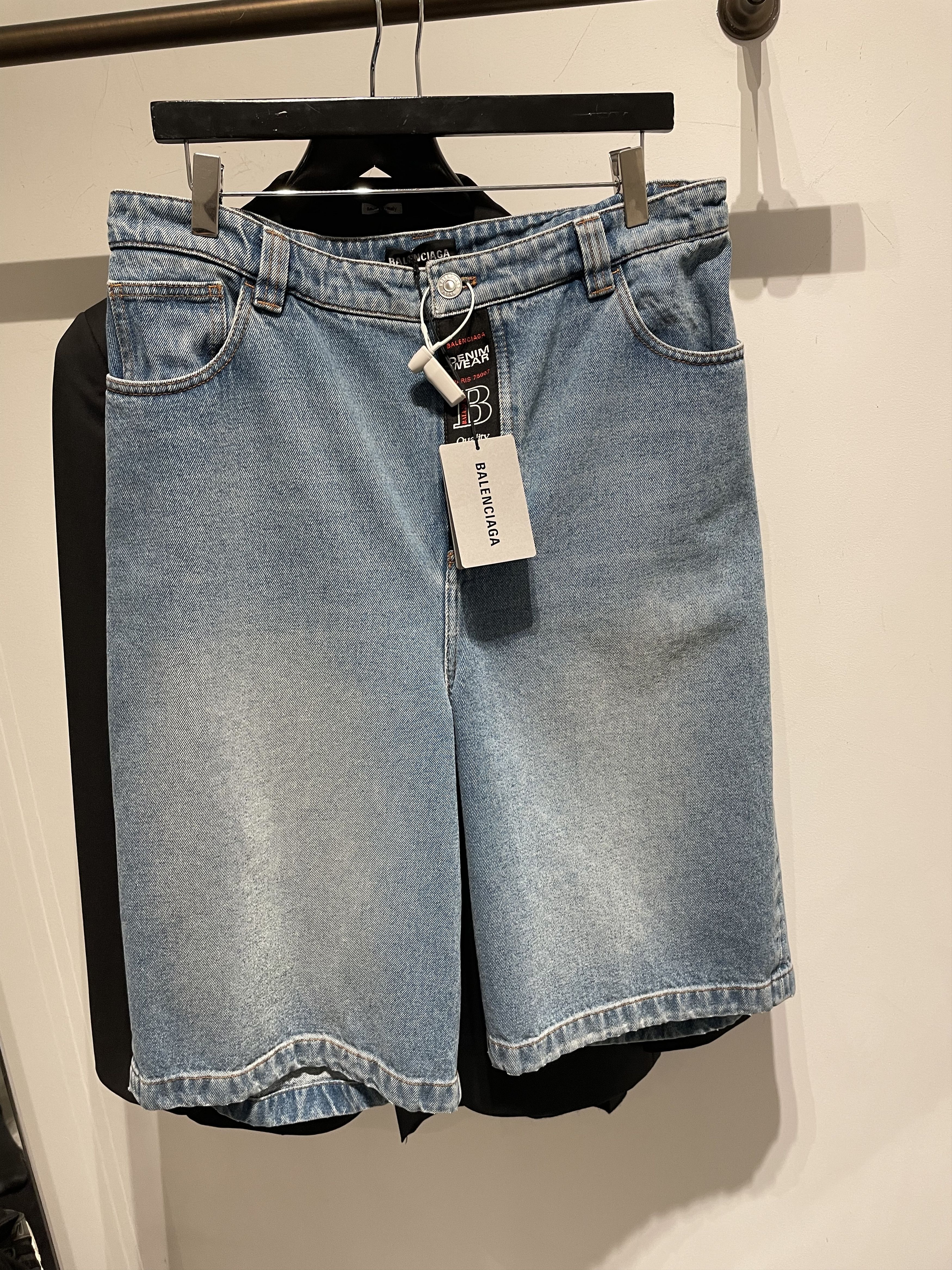 Balenciaga Jeans Long Shorts Size US 32 / EU 48 - 6 Thumbnail