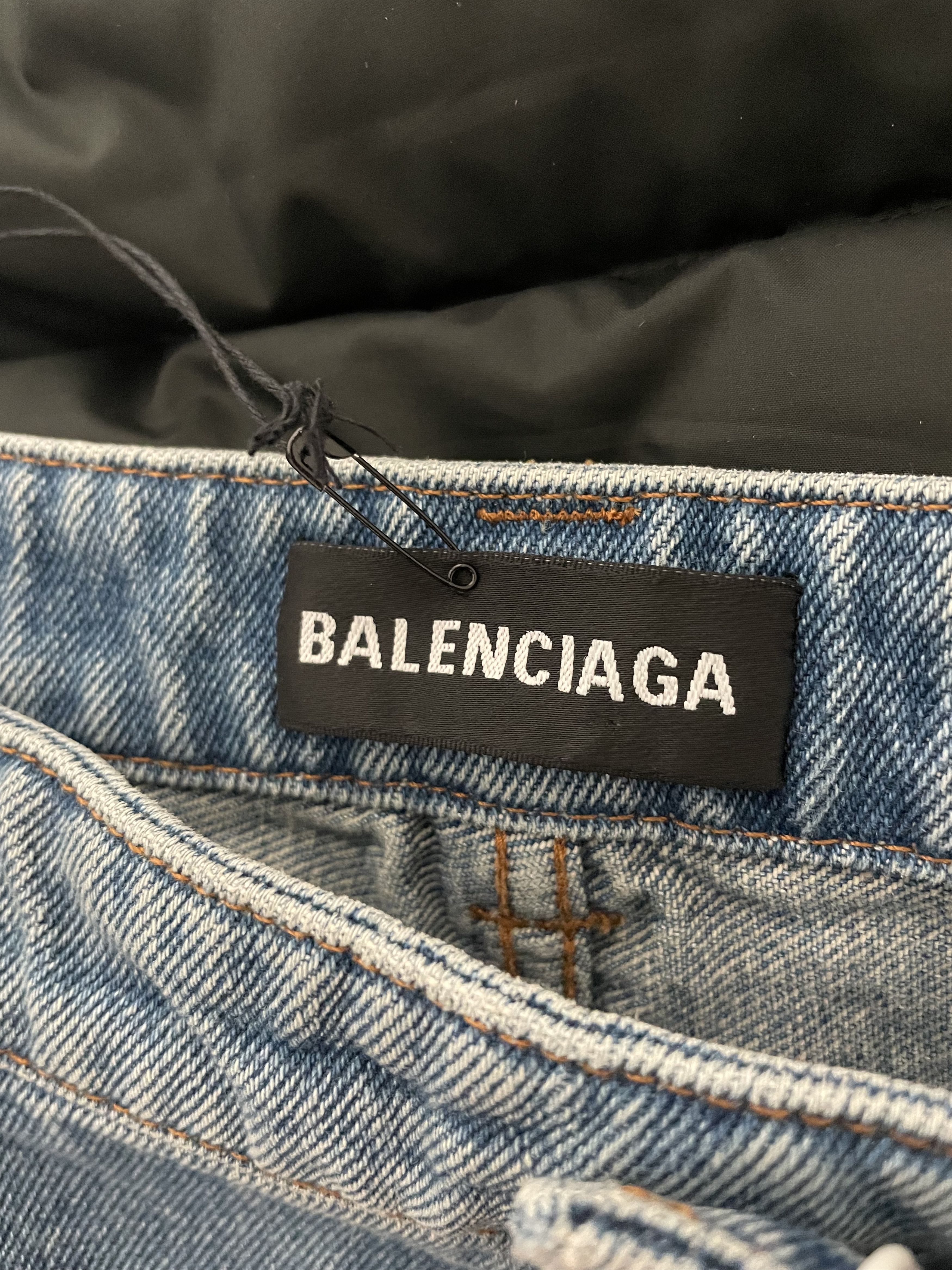 Balenciaga Jeans Long Shorts Size US 32 / EU 48 - 8 Thumbnail