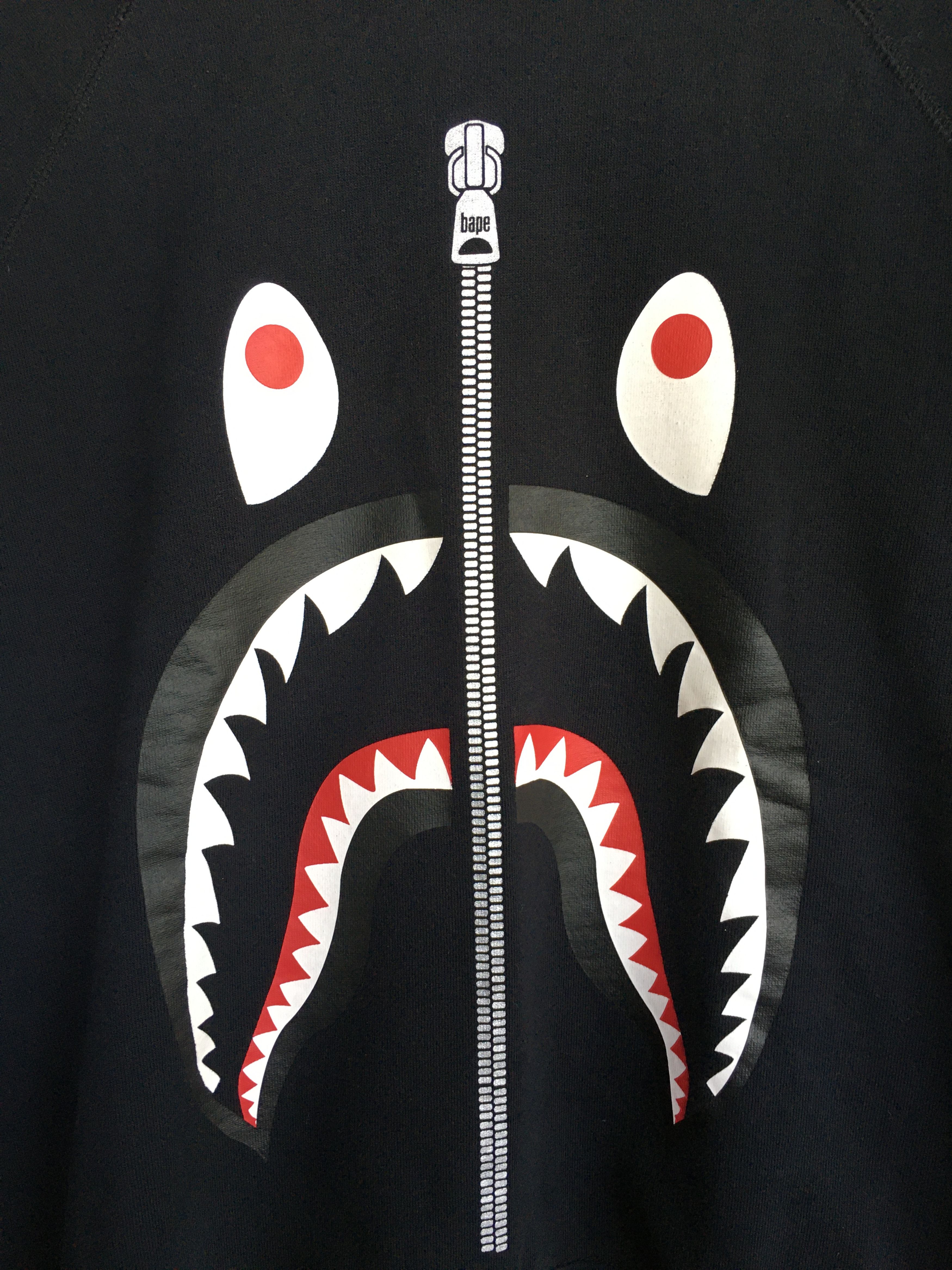 Bape Bape Shark Crewneck Size US M / EU 48-50 / 2 - 2 Thumbnail