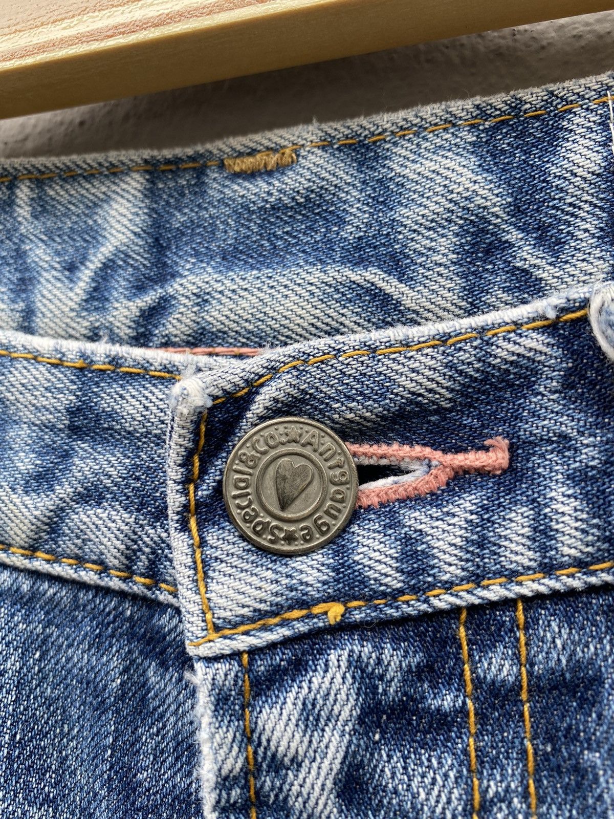 If Six Was Nine Japanese Denim “Antgauge” Reconstructed Season Blue Jeans Size US 30 / EU 46 - 5 Thumbnail