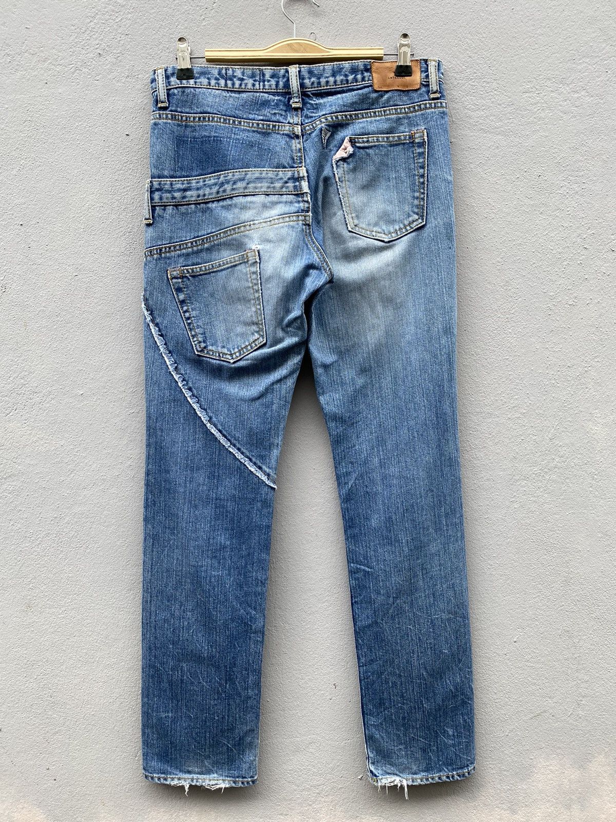 If Six Was Nine Japanese Denim “Antgauge” Reconstructed Season Blue Jeans Size US 30 / EU 46 - 13 Thumbnail