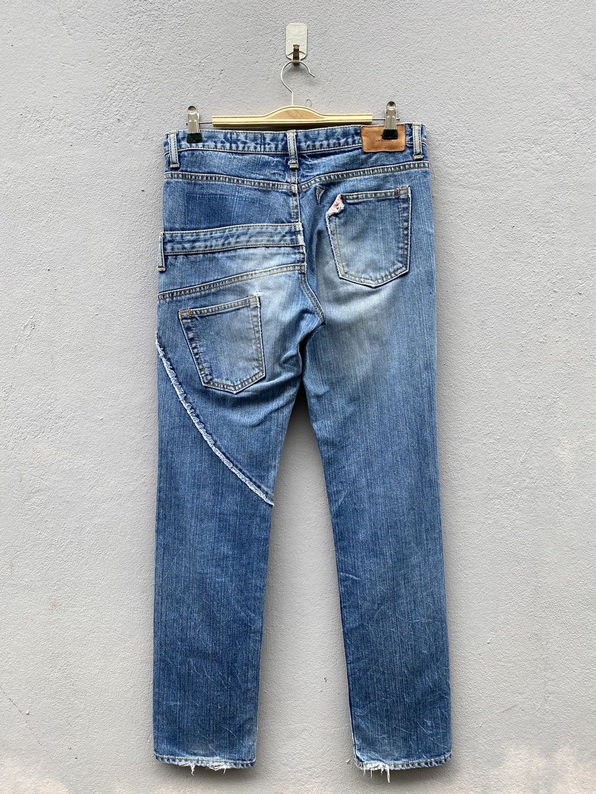 If Six Was Nine Japanese Denim “Antgauge” Reconstructed Season Blue Jeans Size US 30 / EU 46 - 12 Thumbnail