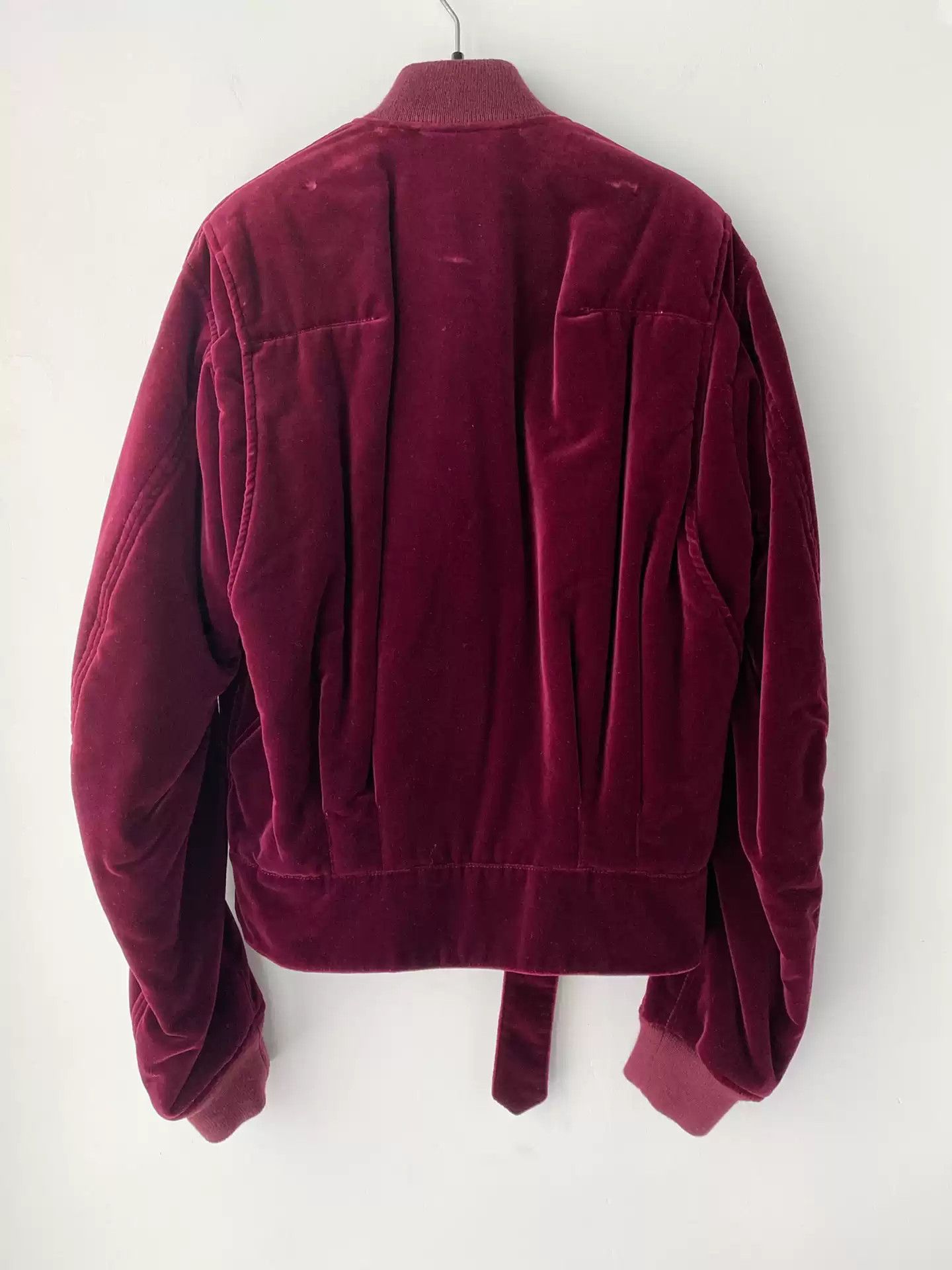 Haider Ackermann Haider Ackermann Original New Red Velvet Jacket Size Xs Size US XS / EU 42 / 0 - 2 Thumbnail