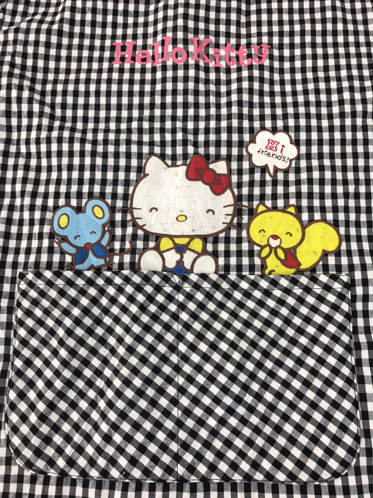 Japanese Brand × Vintage Hello Kitty Checked Sweatshirt Inspired Fashion Designer Size XL / US 12-14 / IT 48-50 - 4 Thumbnail
