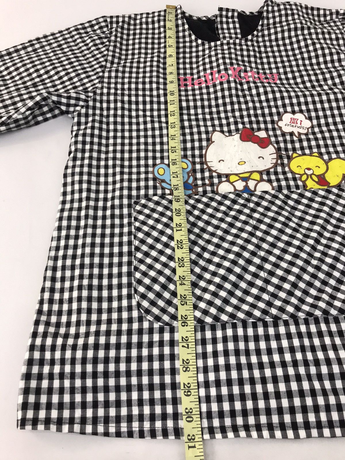 Japanese Brand × Vintage Hello Kitty Checked Sweatshirt Inspired Fashion Designer Size XL / US 12-14 / IT 48-50 - 10 Thumbnail