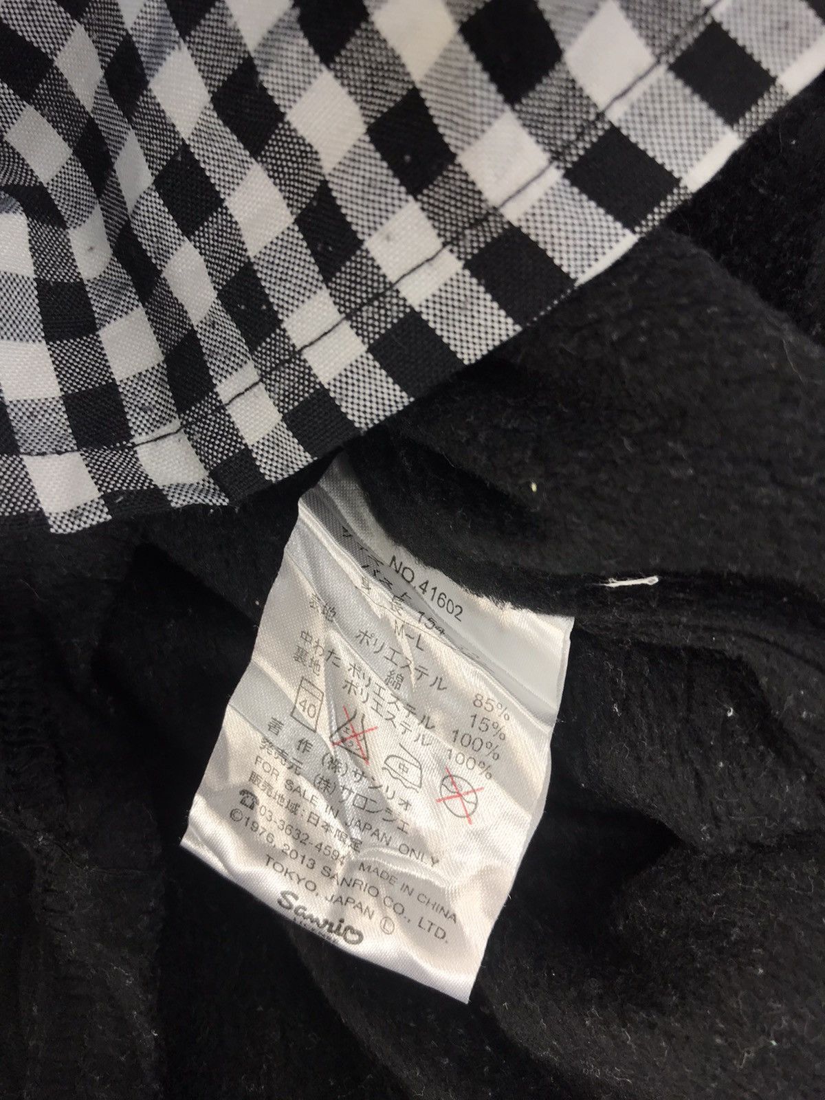 Japanese Brand × Vintage Hello Kitty Checked Sweatshirt Inspired Fashion Designer Size XL / US 12-14 / IT 48-50 - 5 Thumbnail
