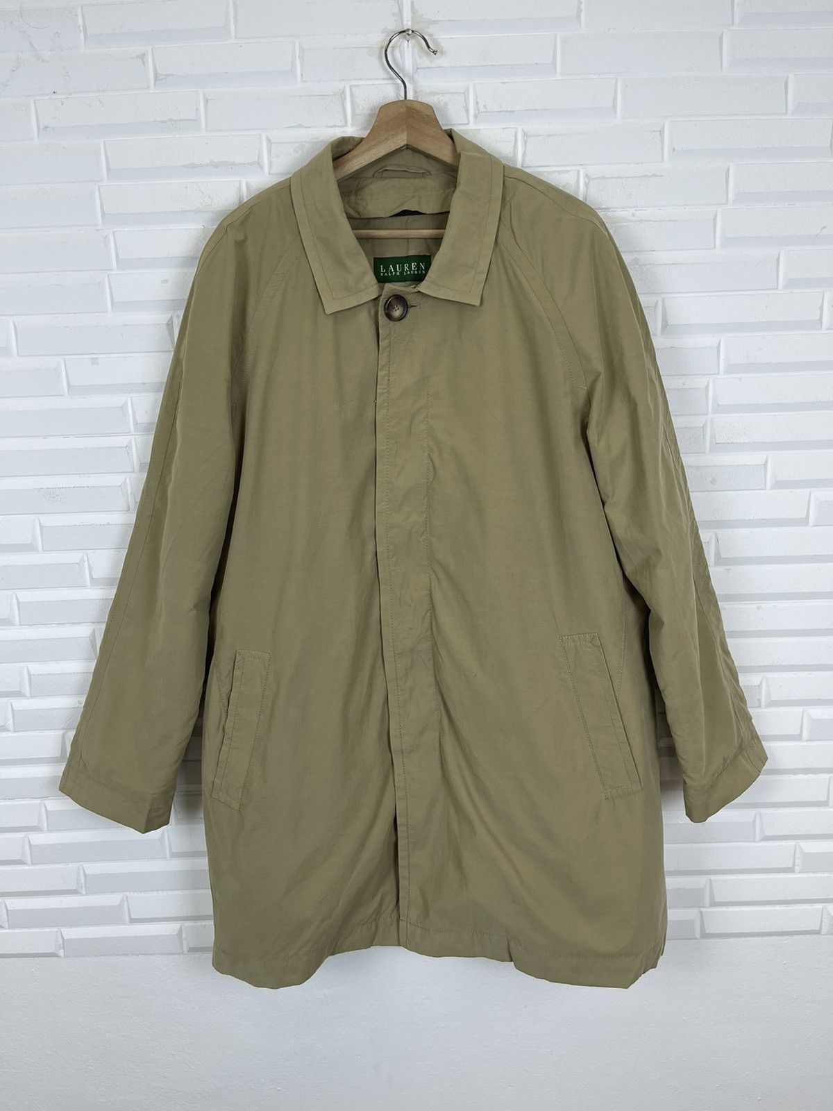 Lauren Ralph Lauren × Ralph Lauren Trench Coat LAUREN by Ralph Lauren 90’s Size US L / EU 52-54 / 3 - 10 Thumbnail