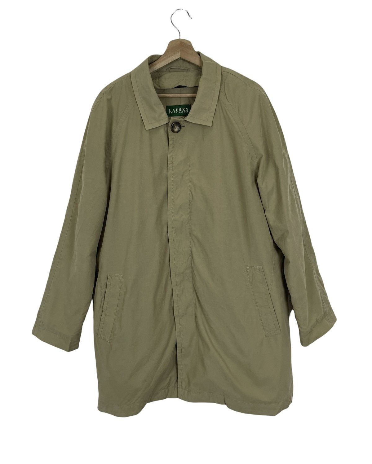 Lauren Ralph Lauren × Ralph Lauren Trench Coat LAUREN by Ralph Lauren 90’s Size US L / EU 52-54 / 3 - 1 Thumbnail