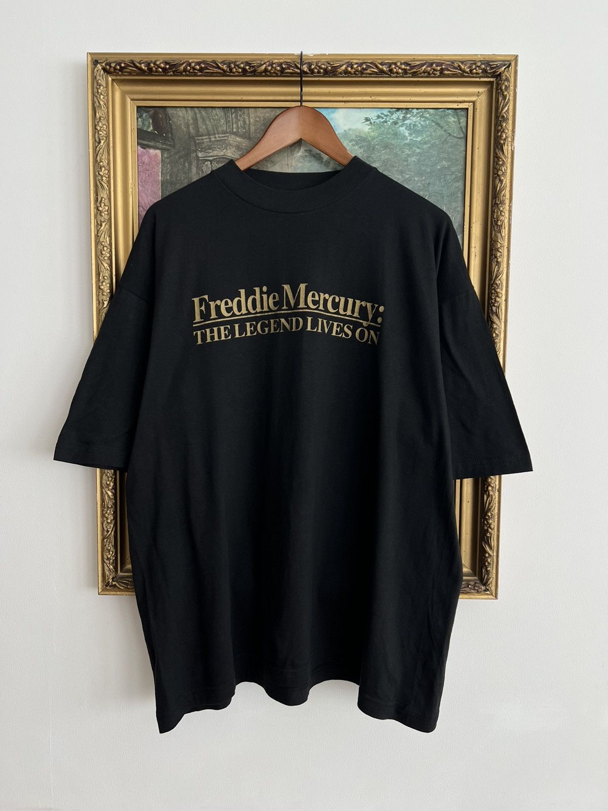 Vintage 90s Freddie Mercury The Legend Lives On Queen Tee