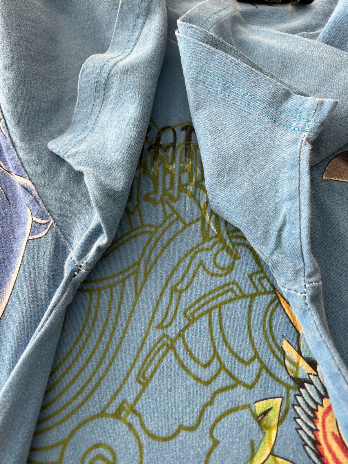 Christian Audigier Christian Audigier Streetwear Blue Tee (Ed Hardy) Size US M / EU 48-50 / 2 - 8 Thumbnail