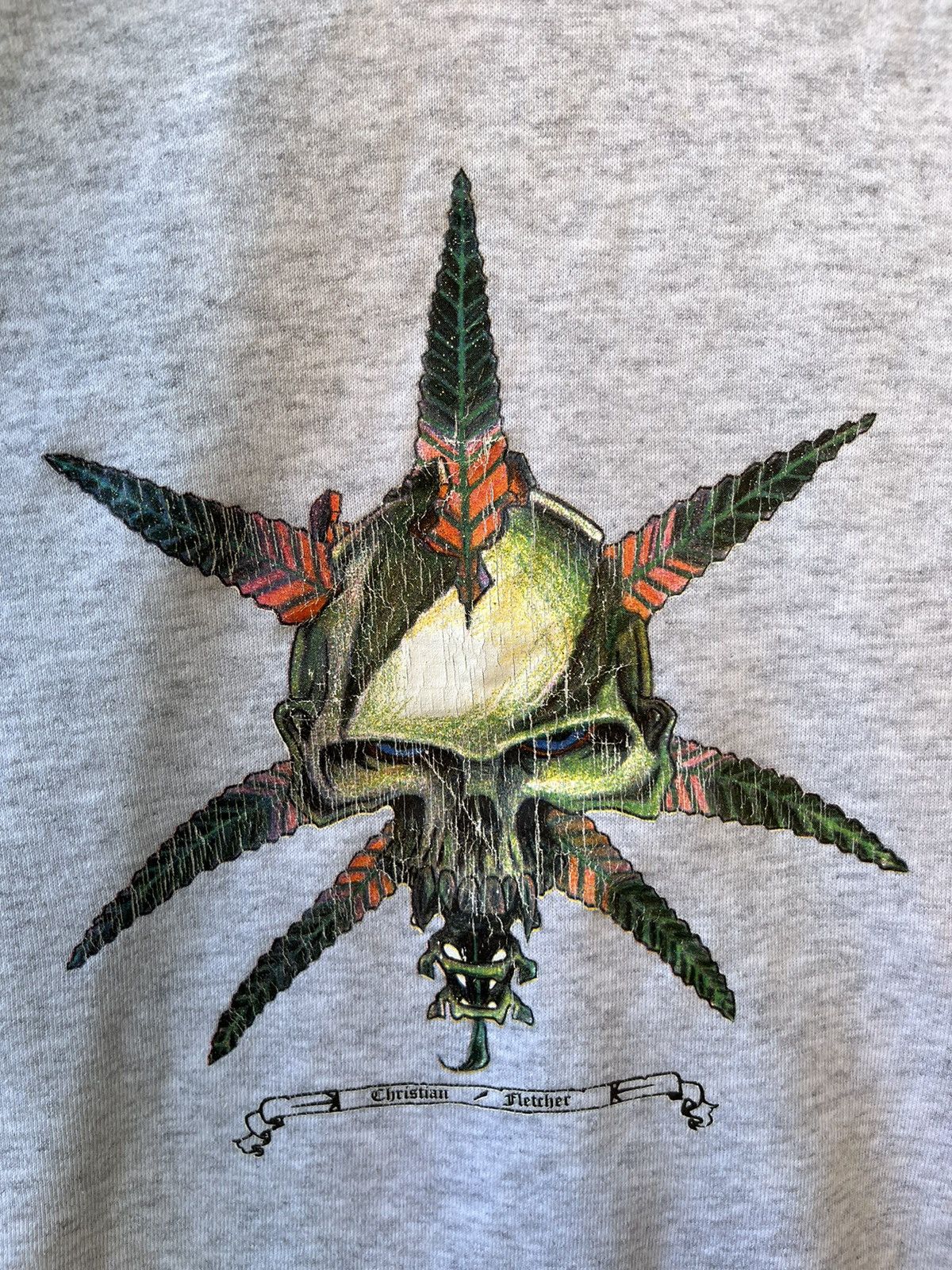 Vintage RARE💥Vintage Christian Fletcher Hoodie Size US M / EU 48-50 / 2 - 4 Thumbnail