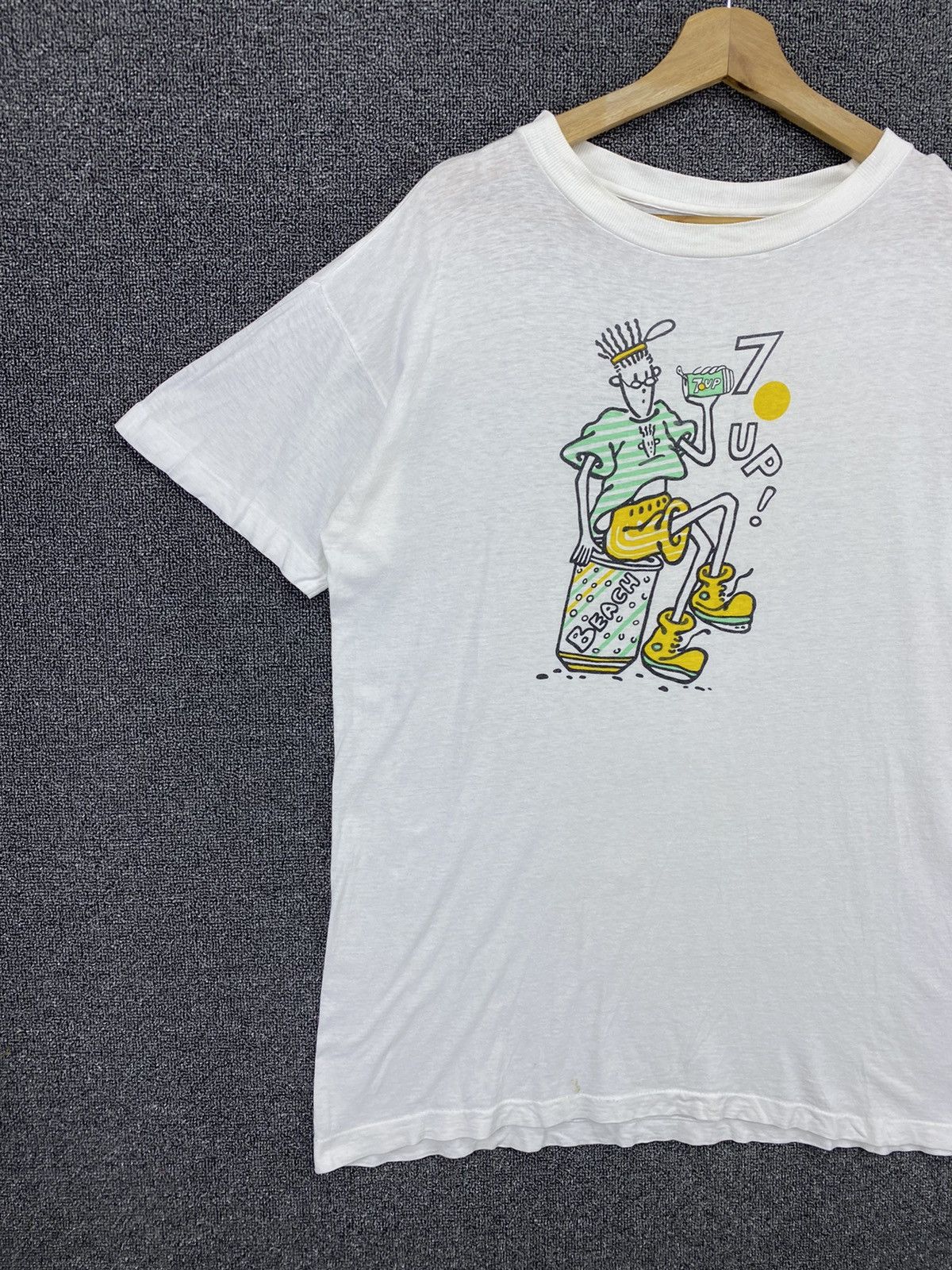 Coca Cola ‼️ SALES ‼️ Vintage 90s Fido Dido 7UP Beach Tees T Shirts Size US L / EU 52-54 / 3 - 3 Thumbnail